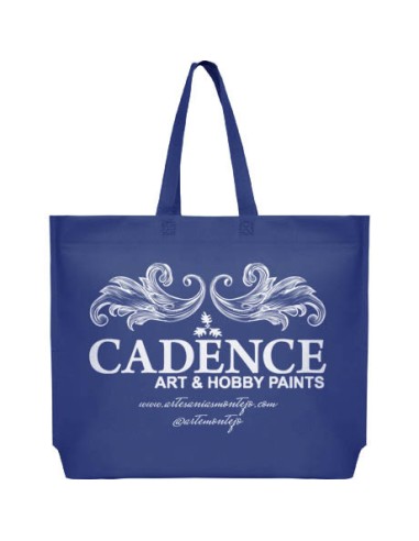 BOLSA TERMOSELLADA MAR FUELLE BASE PERSONALIZADA 40X35+10 AZUL MARINO (CAJA 250 UDS.)