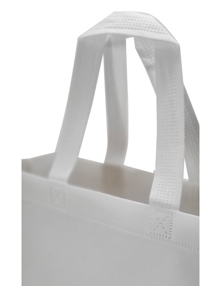 BOLSA TERMOSELLADA CON FUELLE LAMINADA ANONIMA 30X25+10 BLANCO (CAJA 250 UDS.)