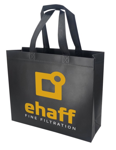 BOLSA TERMOSELLADA CON FUELLE LAMINADA PERSONALIZADA 30x25+10 NEGRO (CAJA 250 UDS.)