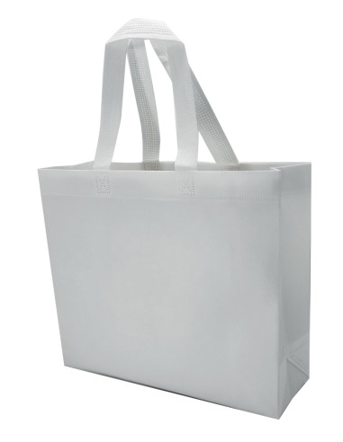BOLSA TERMOSELLADA CON FUELLE SIN LAMINAR ANONIMA 40X34+14 BLANCO (CAJA 250 UDS.)