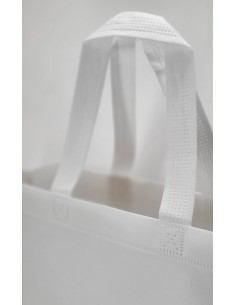 BOLSA TERMOSELLADA CON FUELLE SIN LAMINAR ANONIMA 40X34+14 BLANCO (CAJA 250 UDS.) 2